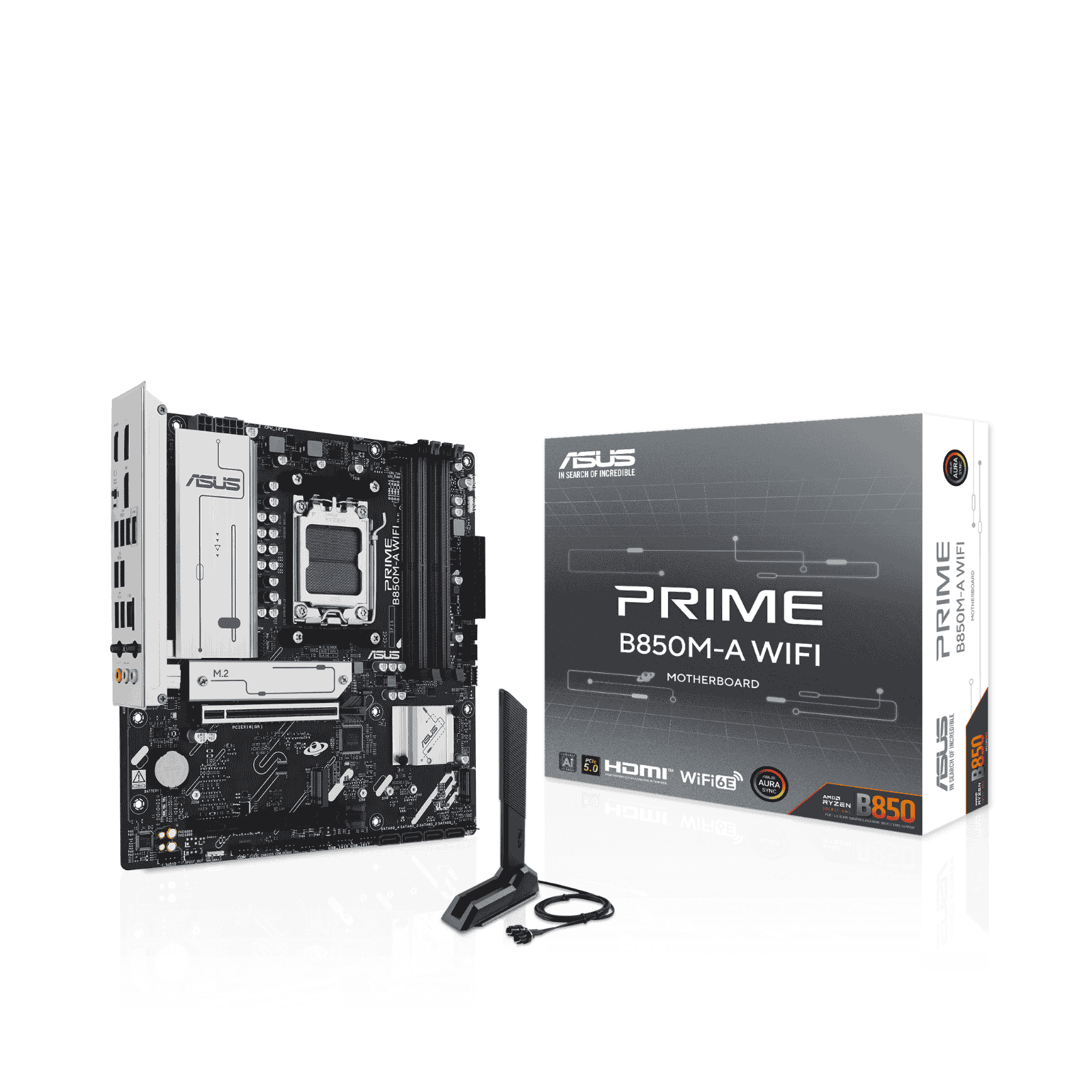 Asus PRIME B850M-A WIFI Micro ATX Motherboard for AMD AM5 CPUs
