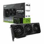 Asus PRIME RTX 5070 OC 12GB DDR7 HDMI 2587MHz Clock Overclocked Compact SFF-Ready