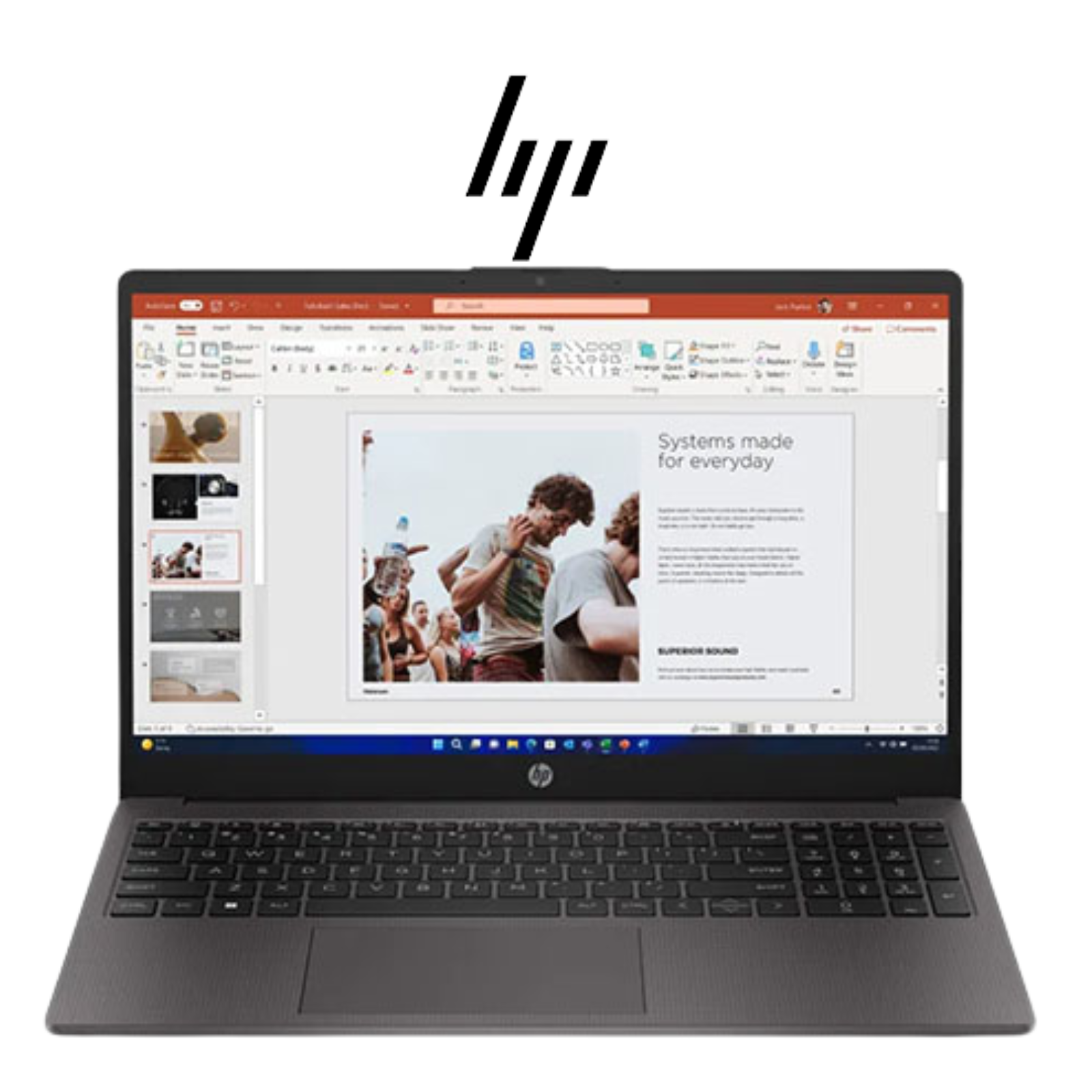 HP 255 G10 – Ryzen 5 7530U, 15.6" FHD IPS Display, 8GB RAM, 256GB SSD, Windows 11 Home