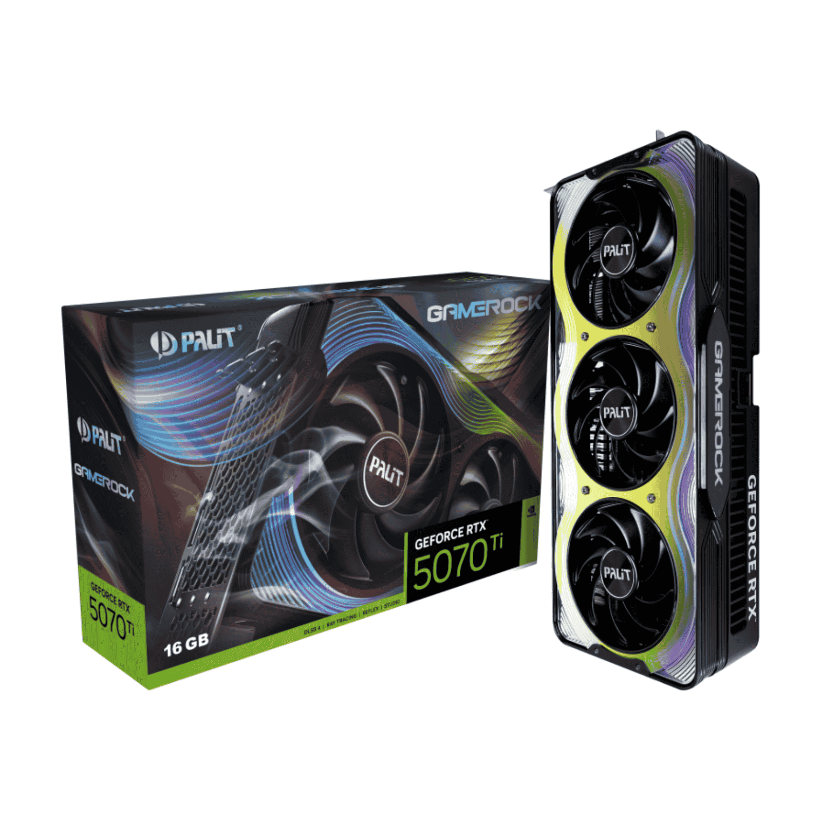 Palit RTX 5070 Ti GameRock 16GB DDR7 RGB Graphics Card