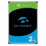 Seagate SkyHawk 2TB Surveillance HDD, 3.5", SATA3, 256MB Cache, 24/7 Use, CMR, 8-Bay Support