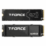 Team 1TB T-Force G70 Pro M.2 NVMe Gen4 SSD, M.2 2280, PCIe4, 3D NAND, R/W 7400/5500 MB/s, Graphene Heatsink