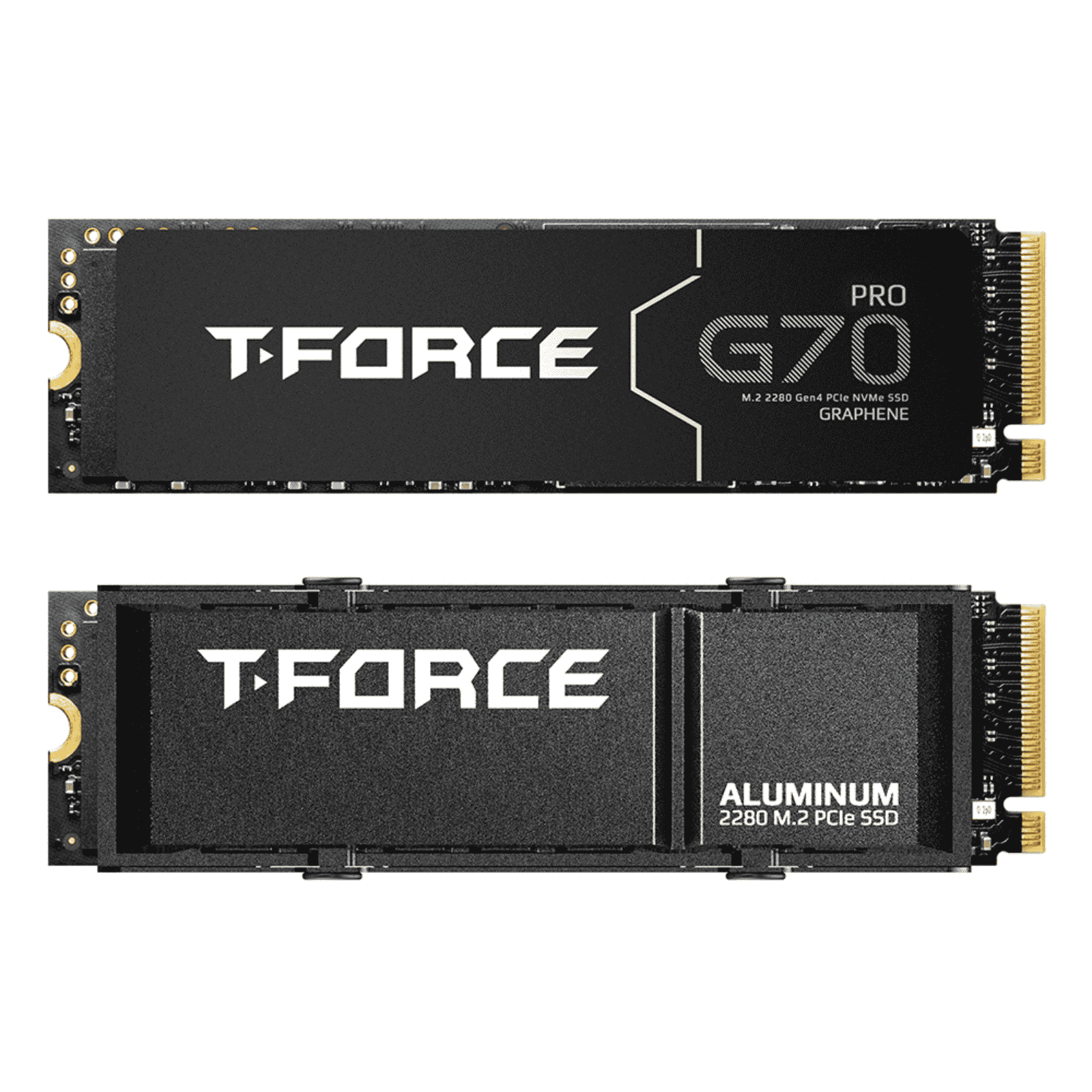 Team 1TB T-Force G70 Pro M.2 NVMe Gen4 SSD, M.2 2280, PCIe4, 3D NAND, R/W 7400/5500 MB/s, Graphene Heatsink