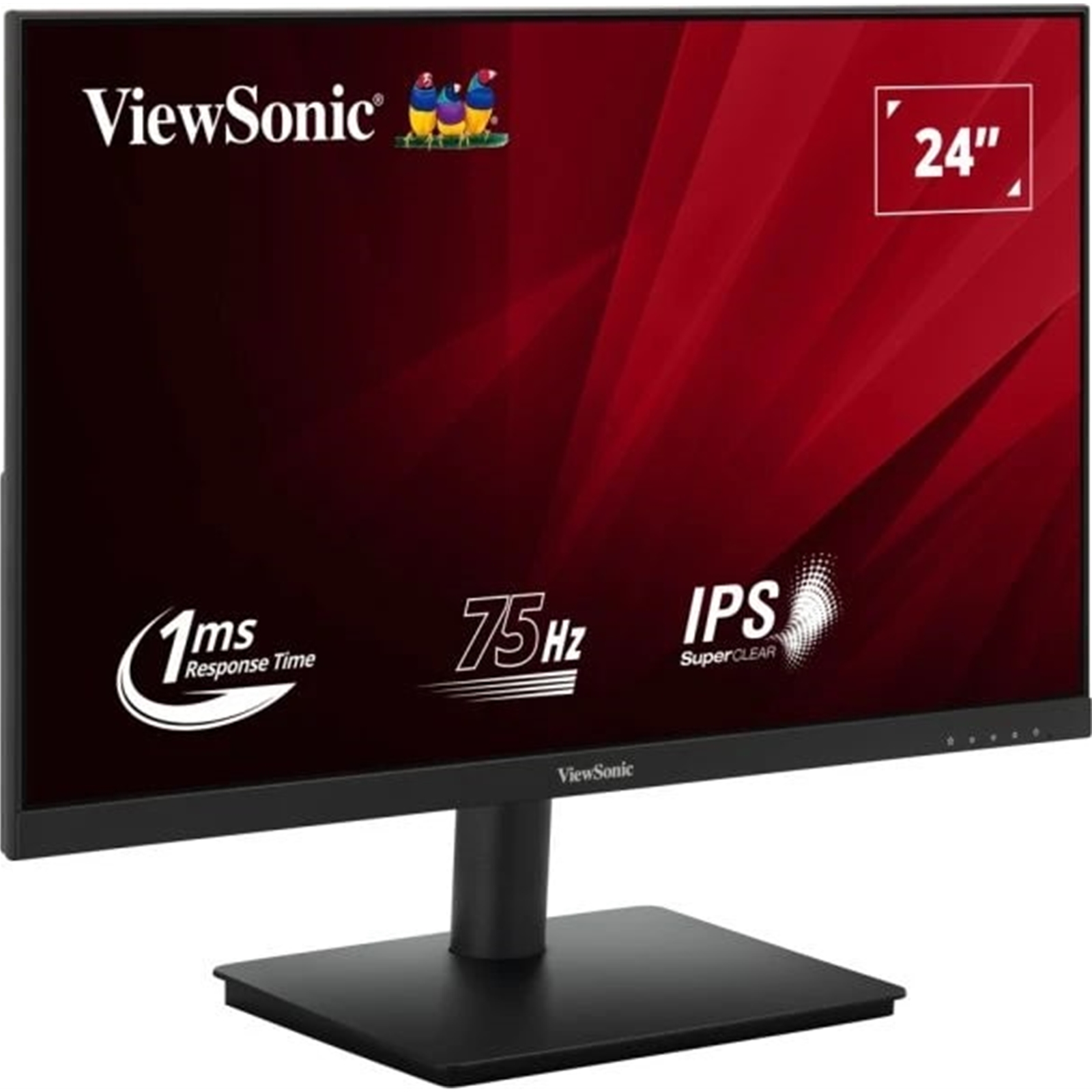 Viewsonic VA240-H-2  23.6 Inch IPS Monitor, Full HD, VGA, HDMI, 75Hz, 1ms, VESA, Tilt