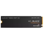 WD 2TB Black SN850X M.2 NVMe Gen4 SSD, M.2 2280, PCIe4, R/W 7300/6600 MB/s, 1200K/1100K IOPS, No Heatsink