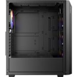 Antec AX67 ARGB Mid-Tower Gaming PC Case, Full Mesh Front, Tempered Glass, 4 x 120mm ARGB Fans, ATX/Micro-ATX/ITX Compatible - Image 3