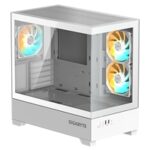 GIGABYTE C201 PANORAMIC ICE RGB Gaming PC Case, Tempered Glass, Optimized Airflow, mini-ITX/m-ATX - Image 2