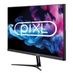 piXL PX24IDHFP 24 Inch Frameless Monitor, Widescreen IPS LCD Panel, 5ms Response Time, 75Hz Refresh Rate, Full HD 1920 x 1200, HDMI, DisplayPort, Internal PSU, 16.7 Million Colour Support, Black Finish, 3 Year Warranty - Image 2