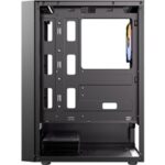 Antec AX27 RGB Elite Mid-Tower Gaming PC Case with Tempered Glass, Full Mesh Front Panel, 4 Pre-installed 120mm Fixed-RGB Fans, ATX/Micro-ATX/ITX Compatible, Black - Image 6