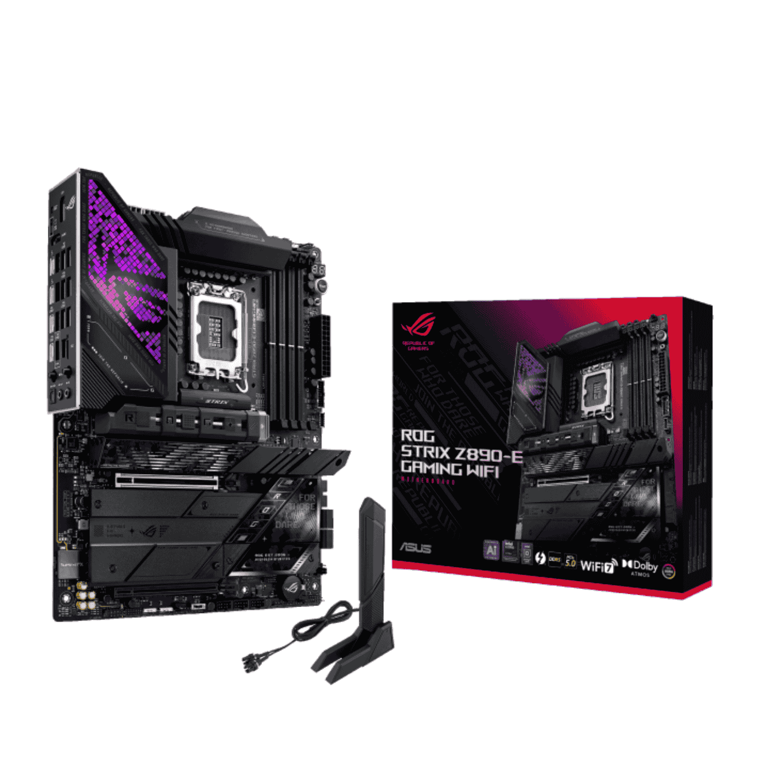 ASUS ROG Strix Z890-E Gaming WiFi ATX Motherboard for Intel LGA1851 CPUs