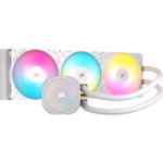 Corsair NAUTILUS 360 RS ARGB Liquid CPU Cooler, RS120 ARGB Magnetic Dome Fans, RGB Pump, Daisy-Chain Connections, White - Image 2