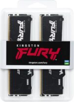 Kingston Fury Beast RGB 16GB Kit (2 x 8GB) DDR5 5600MHz CL40 1.25V ECC PMIC Intel XMP 3.0 Black DIMM Memory - Image 3