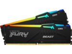 Kingston Fury Beast RGB 32GB Kit (2 x 16GB), DDR5, 5600MHz, CL36, 1.25V, ECC, PMIC, AMD EXPO & Intel XMP 3.0, Black, DIMM Memory - Image 3