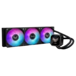 Asus TUF Gaming LC III 360 ARGB LCD Liquid CPU Cooler, 360mm Radiator, Customisable 2.8" LCD, 3x ARGB PWM Fans - Image 2