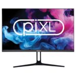piXL PX24IDHFP 24 Inch Frameless Monitor, Widescreen IPS LCD Panel, 5ms Response Time, 75Hz Refresh Rate, Full HD 1920 x 1200, HDMI, DisplayPort, Internal PSU, 16.7 Million Colour Support, Black Finish, 3 Year Warranty