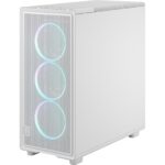 Fractal Design Epoch (White RGB TG Clear) Case w/ Clear Window, ATX, 3x Momentum RGB Fans, Mesh Top & Front, USB-C 20Gbps - Image 2