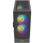 ANTEC NX410 Case, Gaming, Black, Mid Tower, 1 x USB 3.0 / 2 x USB 2.0, Tempered Glass Side Window Panel, Addressable RGB LED Fans, ATX, Micro ATX, Mini-ITX - Image 6