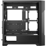 ANTEC AX90 Case, Black, Mid Tower, 1 x USB 3.0 / 2 x USB 2.0, Tempered Glass Side WIndow Panel, Diamond-Shaped Mesh Front Panel for Excellent Cooling Performance, 4 x Addressable RGB Fans Included with Hub - Image 6