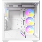 ANTEC Constellation C3 White ARGB Case, 270' Full-View Tempered Glass, Dual Chamber, Tool-Free Design, 4 x ARGB PWM Fans With Built-In Fan Controller, ATX, Micro-ATX, ITX - Image 3