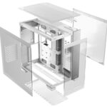 Antec Constellation C8 Aluminum White - Premium Full-View PC Case with Vertical Cooling, Dual Chamber Design, and Extensive Radiator Support - Image 5