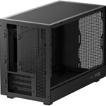 DeepCool CH260 Micro-ATX Case, High-Airflow Compact PC Case with Tempered Glass Panel, USB-C Port, Supports 360mm Radiator, ATX PSU, Black - Image 2