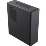 CiT S8i SFF Micro-ATX PC Case - 8.3L Compact Desktop Chassis, Brushed Front, 1 x 80mm Fan, 2 x USB 3.0, TFX PSU Support, Black - Image 2