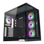 Tecware VXL EVO ARGB ATX Mid-Tower PC Case - Black, Dual-Chamber Design, 4 x 120mm ARGB Fans Pre-Installed, Infinity Glass Panels, ATX/mATX/ITX Support, High Airflow Gaming Chassis - Image 3