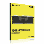 Corsair Vengeance RGB 32GB Kit (2 x 16GB), DDR5, 5200MHz (PC5-41600), CL40, 1.25V, XMP 3.0, PMIC, Black, DIMM Memory