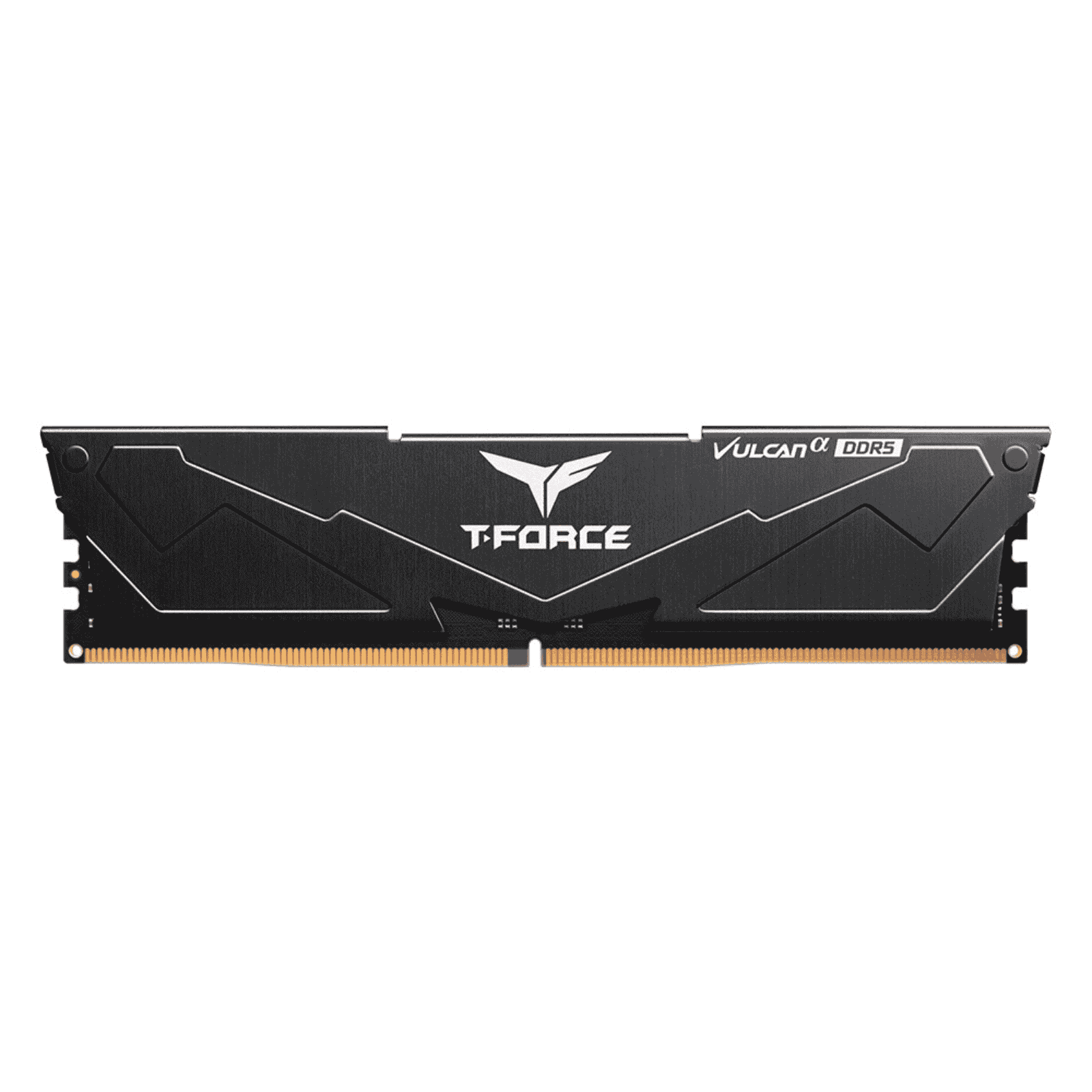 Team T-Force Vulcan 32GB, DDR5, 6000MHz, CL38, ECC, AMD EXPO & Intel XMP 3.0, PMIC, DIMM Memory, Black