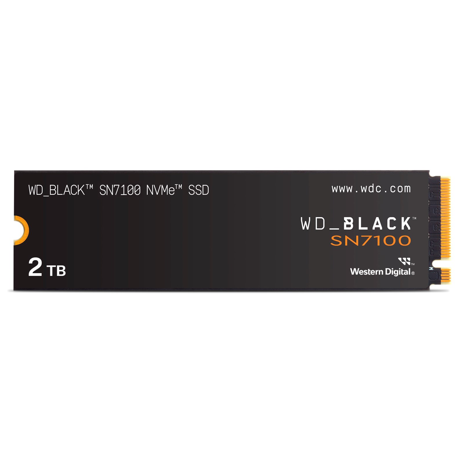 WD 2TB Black SN7100 M.2 NVMe Gen4 SSD, M.2 2280, PCIe4, R/W 7250/6900 MB/s, 1000K/1400K IOPS