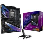 Asrock X870 NOVA WIFI, AMD X870, AM5, ATX, 4 DDR5, HDMI, 2 USB4, Wi-Fi 7, 5G LAN, RGB, 5x M.2