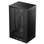 DeepCool CH270 Digital Micro-ATX Case, Mini-Tower PC Case with Tempered Glass Side Panel, USB-C Port, High Airflow Support for 360mm Radiator, ATX PSU, Black