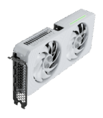 Palit RTX 5060 Ti White OC, PCIe5, 8GB DDR7, HDMI, 3 DP, 2602MHz Clock, RGB Lighting, Overclocked, Compact Design - Image 3