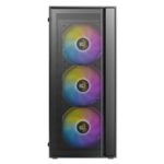 Antec AX65 ARGB Mid-Tower Gaming PC Case - High-Airflow Mesh Front, 4 x 120mm ARGB Fans Included, Tempered Glass Side Panel, ATX/Micro-ATX/ITX - Image 2