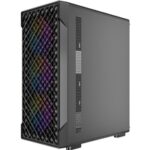 Antec VX320 ARGB  Mid-Tower Gaming PC Case - Pre-Installed 4 x 120mm ARGB Fans, Tempered Glass Side Panel, High-Airflow Mesh Front - ATX/Micro-ATX/ITX - Image 3