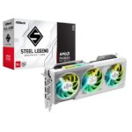 ASRock Radeon RX 9070 Steel Legend OC 16GB GDDR6 Graphics Card