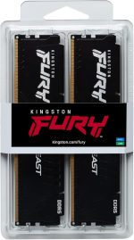 Kingston Fury Beast 16GB Kit (2 x 8GB) DDR5 5200MHz CL40 1.25V ECC XMP 3.0 PMIC DIMM Memory - Image 2