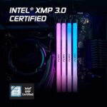 Kingston Fury Renegade RGB 16GB, DDR5, 7200MHz, CL38, 1.45V, ECC, XMP 3.0, PMIC, DIMM Memory, Black/Silver - Image 4