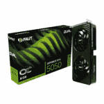 Palit RTX 5050 DUAL OC PCIe5 8GB DDR6 2647MHz RGB Lighting Graphics Card