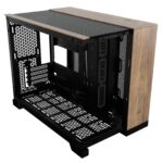 Corsair 2500X Walnut Mid Tower Case - Black - Image 3