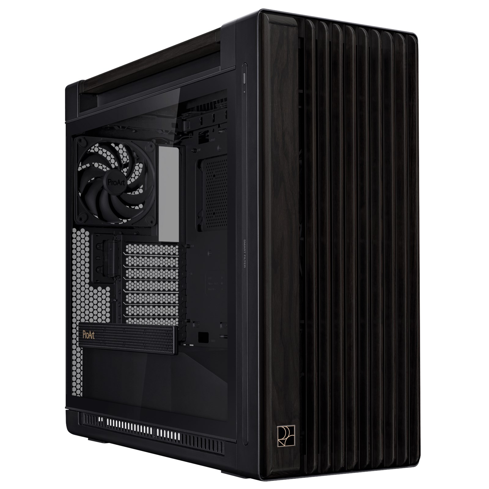 ASUS ProArt PA602 Wood Edition TG Mid Tower Case - Black