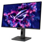 Asus 26.5" ROG Strix OLED 4K HDR Gaming Monitor (XG27UCDMG), QD-OLED, 3840 x 2160, 0.03ms, USB, 240Hz, Heatsink, Anti-Flicker 2.0, VESA - Image 3