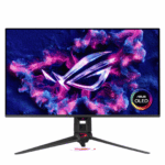 Asus 31.5" ROG Swift OLED 4K Gaming Monitor (PG32UCDMR), QD-OLED, 3840 x 2160, 0.03ms, USB, 240Hz, Heatsink, 99% DCI-P3, RGB Lighting, VESA