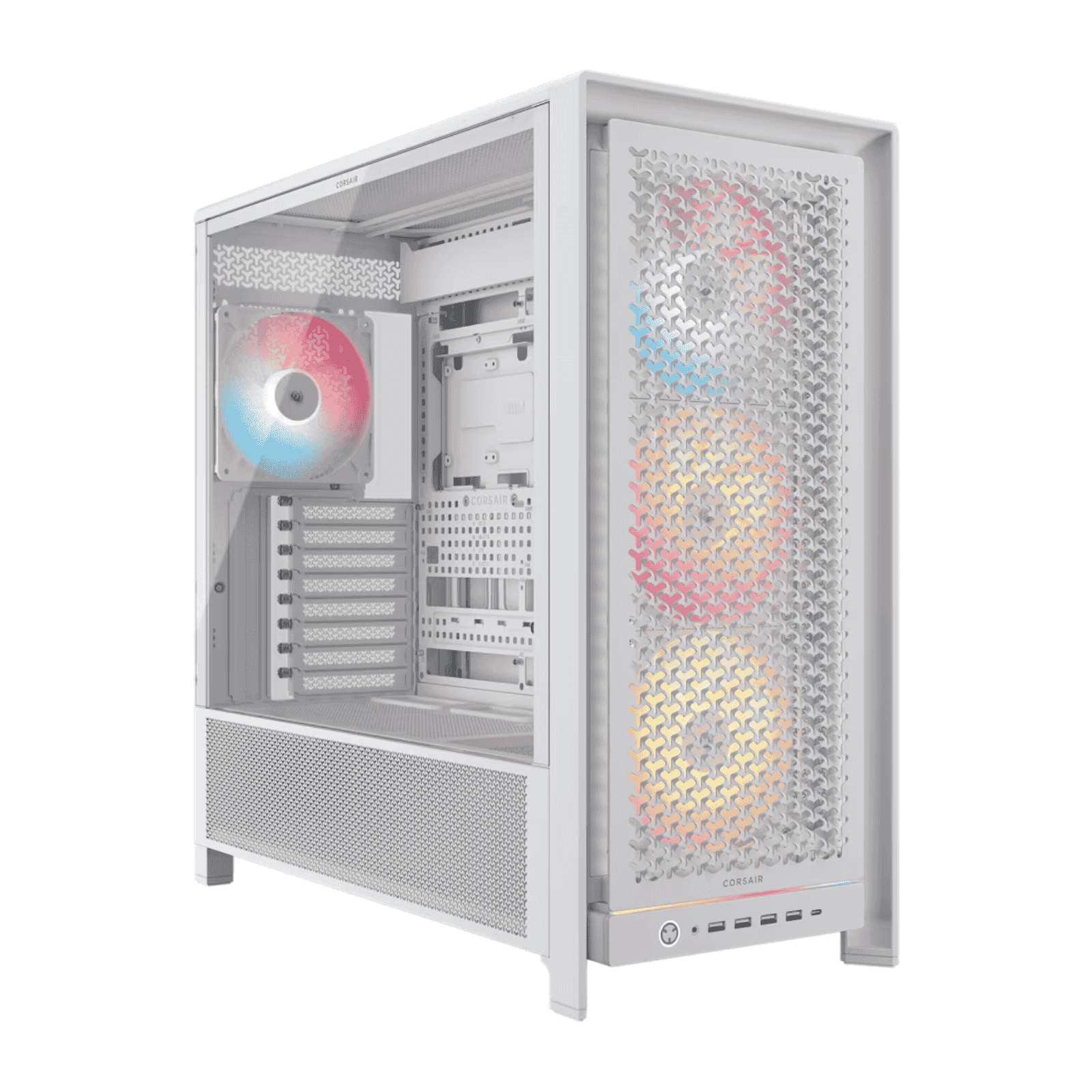 Corsair FRAME 5000D RS ARGB Mid Tower Gaming Case - White
