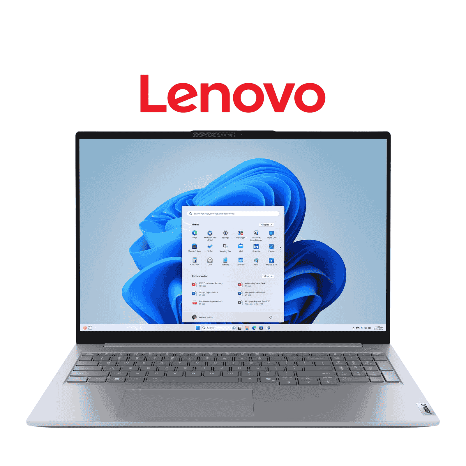Lenovo ThinkBook 16 Gen 8 | Intel Core Ultra 7-225U | 16″ WUXGA Display | 16GB RAM | 512GB SSD | Windows 11 Pro | 1-Year Warranty - Image 1