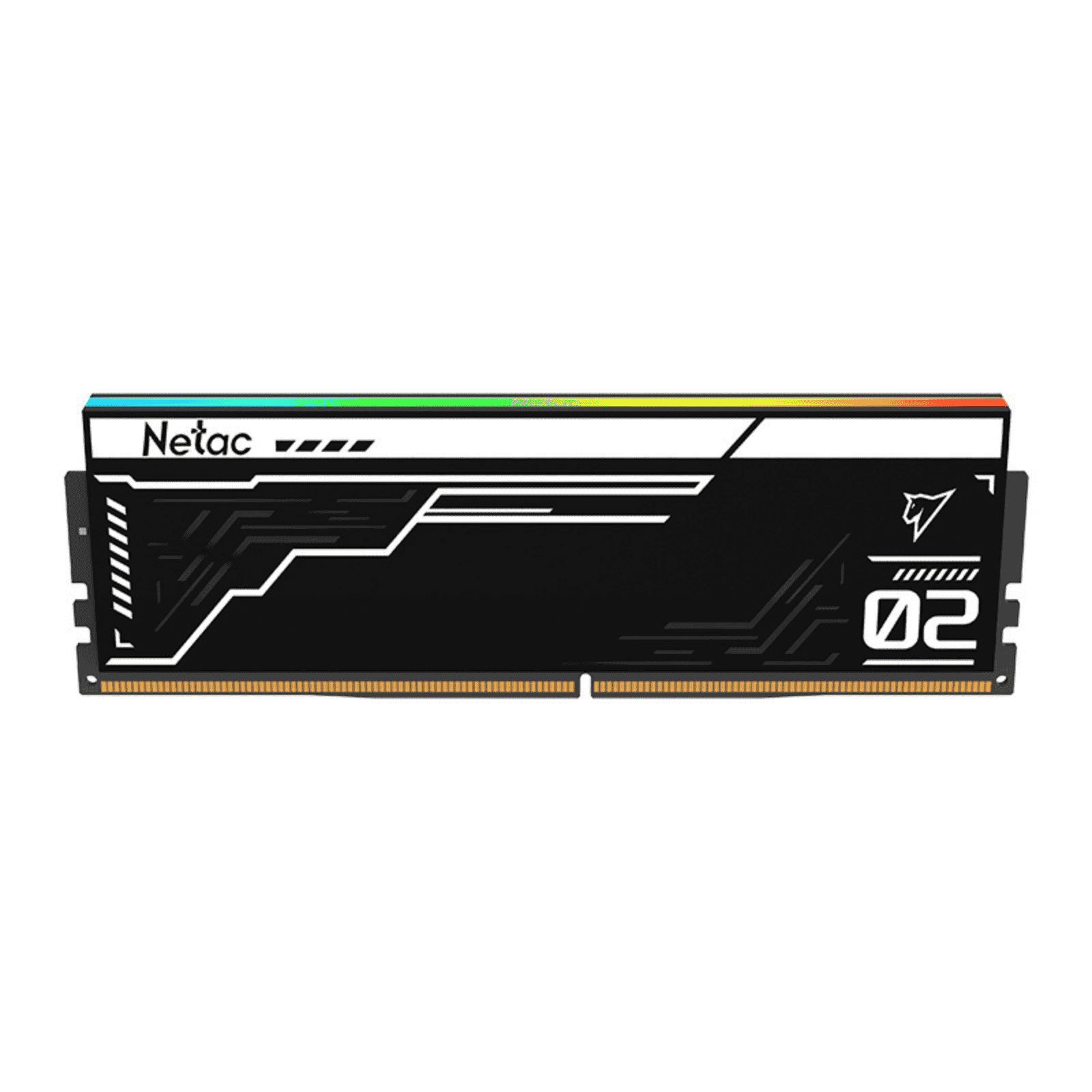 Netac Shadow II RGB Black 32GB Kit (2 x 16GB), DDR5, 6200MHz, CL32, AMD EXPO & Intel XMP 3.0, ECC, PMIC, DIMM Memory