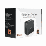 Vida 750W Heracles Black ATX Gaming PSU, 80+ Bronze, 140mm Ultra-Quiet FDM Fan, Flat Black Cables, Power Lead Not Included