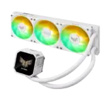 Asus TUF Gaming LC III 360 ARGB LCD White Edition Liquid CPU Cooler, 360mm Radiator, Customisable 2.8" LCD, 3x ARGB PWM Fans - Image 3