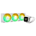 Asus TUF Gaming LC III 360 ARGB LCD White Edition Liquid CPU Cooler, 360mm Radiator, Customisable 2.8" LCD, 3x ARGB PWM Fans - Image 4