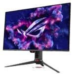 Asus 31.5" ROG Swift OLED 4K Gaming Monitor (PG32UCDMR), QD-OLED, 3840 x 2160, 0.03ms, USB, 240Hz, Heatsink, 99% DCI-P3, RGB Lighting, VESA - Image 3